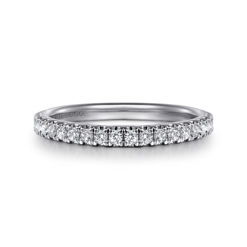 14K White Gold Diamond Matching Wedding Band
