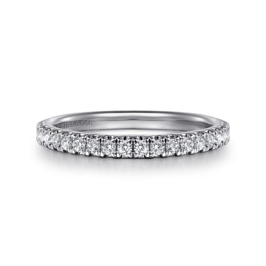 Gabriel - 14K White Gold Diamond Matching Wedding Band
