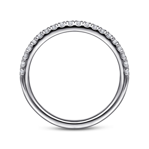 14K White Gold Diamond Matching Wedding Band