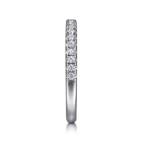 14K White Gold Diamond Matching Wedding Band
