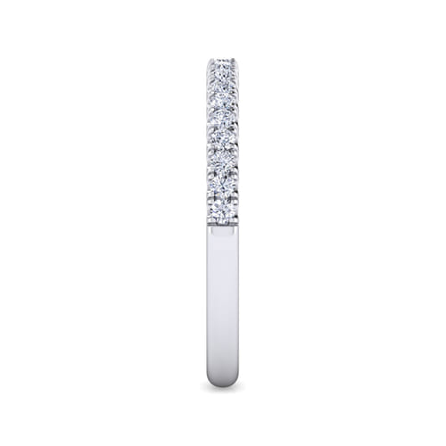 14K White Gold Diamond Matching Wedding Band
