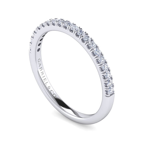 14K White Gold Diamond Matching Wedding Band 14K White Gold Diamond Matching Wedding Band