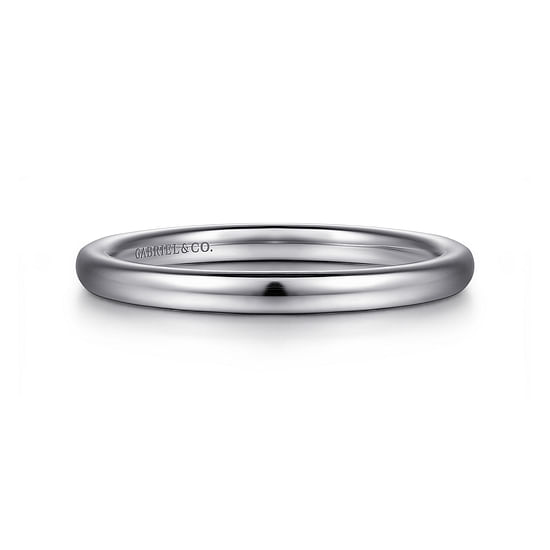 Gabriel - 14K White Gold Diamond Matching Wedding Band
