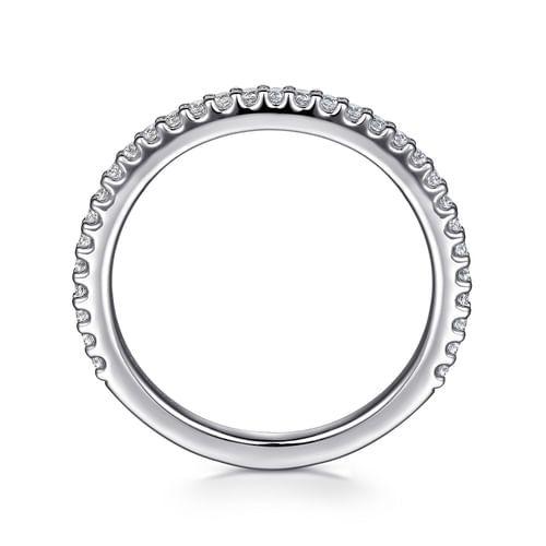 14K White Gold Diamond Matching Wedding Band