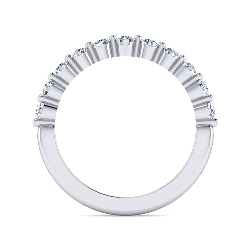 14K White Gold Diamond Matching Wedding Band