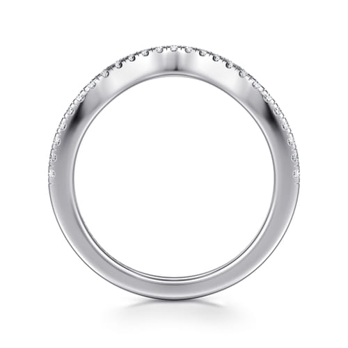 14K White Gold Diamond Matching Wedding Band 14K White Gold Diamond Matching Wedding Band