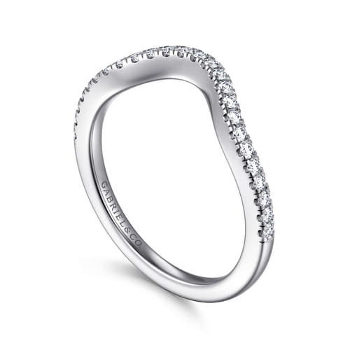 14K White Gold Diamond Matching Wedding Band 14K White Gold Diamond Matching Wedding Band