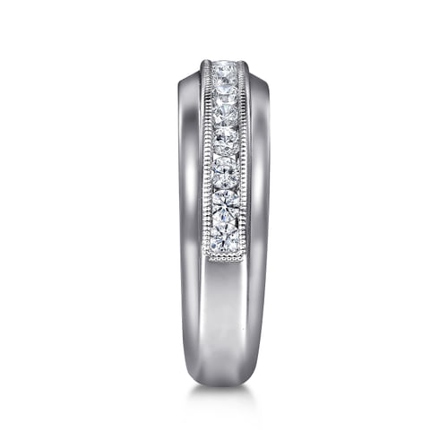 14K White Gold Diamond Matching Wedding Band