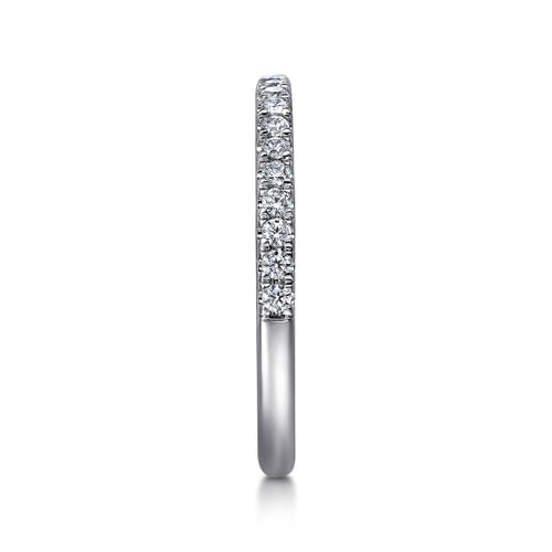 14K White Gold Diamond Matching Wedding Band