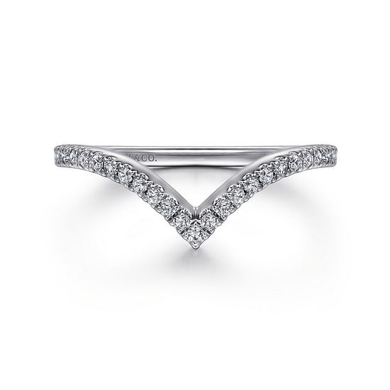 Gabriel - 14K White Gold Diamond Matching Wedding Band