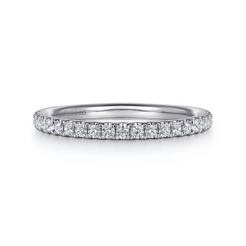 14K White Gold Diamond Matching Wedding Band