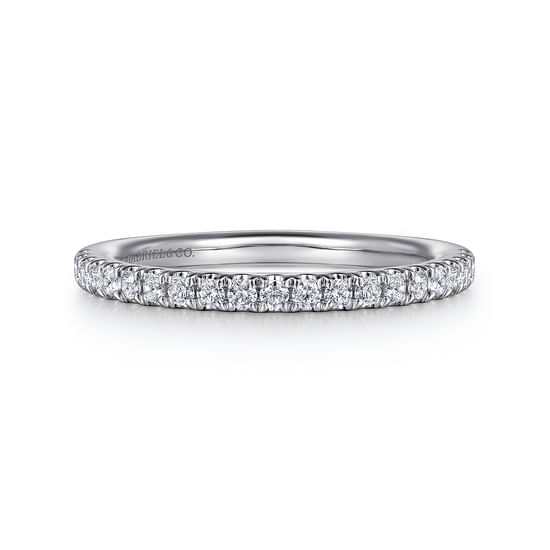 Gabriel - 14K White Gold Diamond Matching Wedding Band