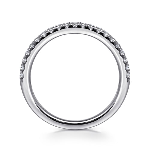 14K White Gold Diamond Matching Wedding Band