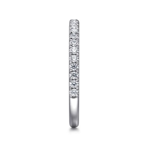 14K White Gold Diamond Matching Wedding Band