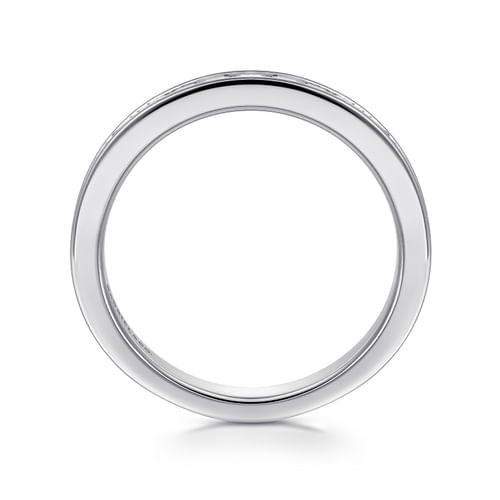 14K White Gold Diamond Matching Wedding Band