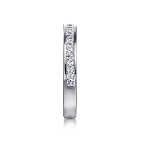 14K White Gold Diamond Matching Wedding Band