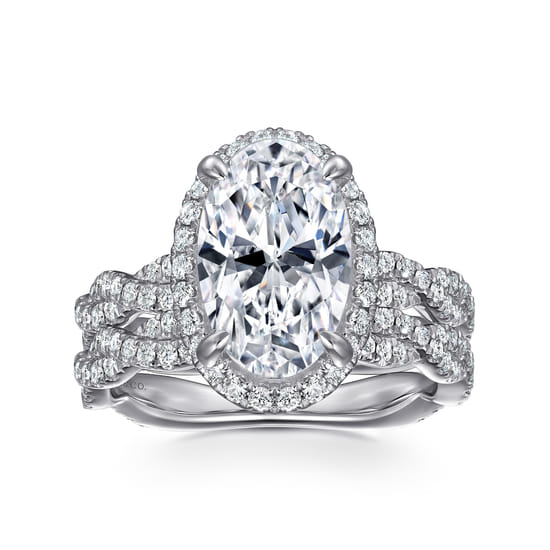 14K White Gold Diamond Matching Wedding Band angle 4