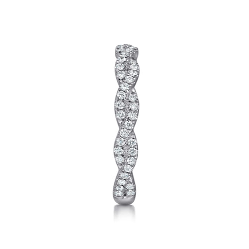 14K White Gold Diamond Matching Wedding Band
