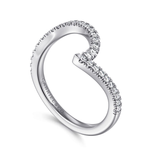 14K White Gold Diamond Matching Wedding Band