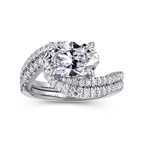 14K White Gold Diamond Matching Wedding Band