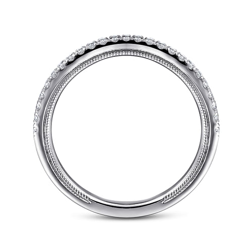 14K White Gold Diamond Matching Wedding Band