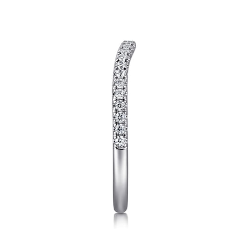 14K White Gold Diamond Matching Wedding Band