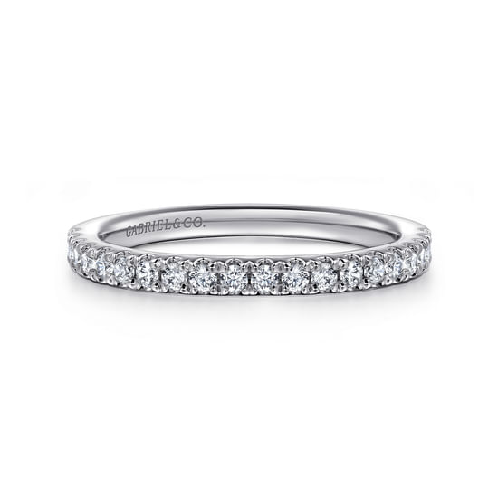 Gabriel - 14K White Gold Diamond Matching Wedding Band