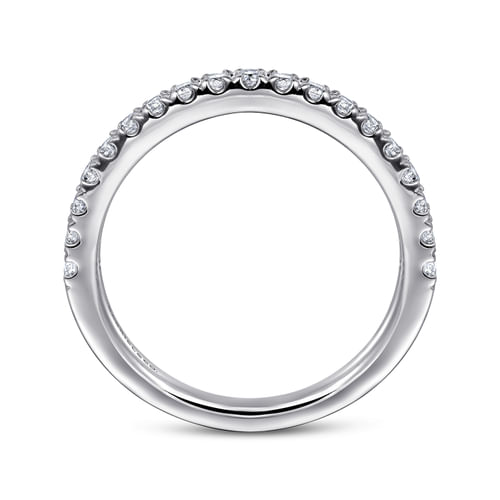 14K White Gold Diamond Matching Wedding Band