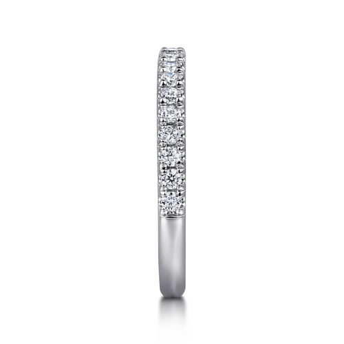 14K White Gold Diamond Matching Wedding Band