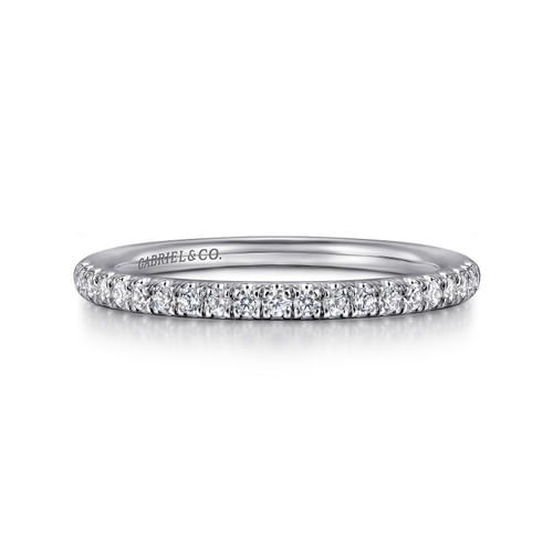 14K White Gold Diamond Matching Wedding Band
