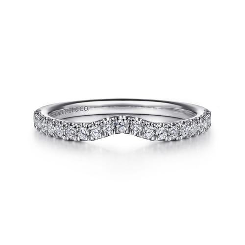 14K White Gold Diamond Matching Wedding Band 14K White Gold Diamond Matching Wedding Band