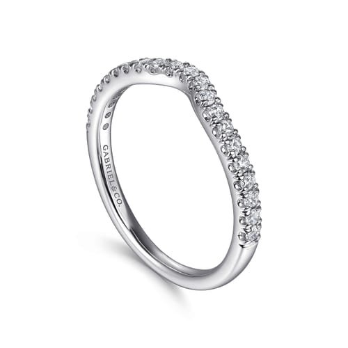 14K White Gold Diamond Matching Wedding Band 14K White Gold Diamond Matching Wedding Band