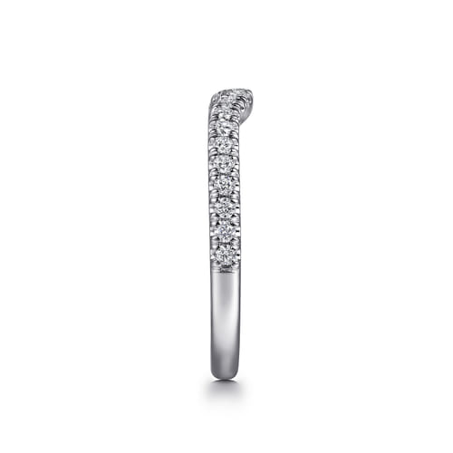 14K White Gold Diamond Matching Wedding Band 14K White Gold Diamond Matching Wedding Band