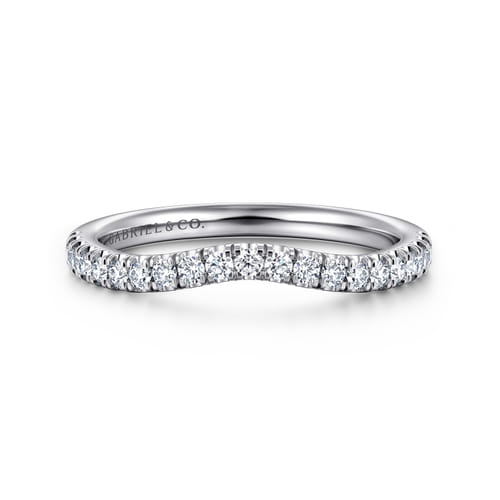 14K White Gold Diamond Matching Wedding Band 14K White Gold Diamond Matching Wedding Band
