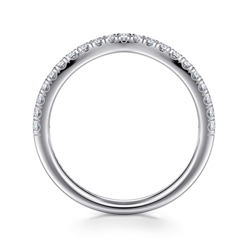 14K White Gold Diamond Matching Wedding Band 14K White Gold Diamond Matching Wedding Band