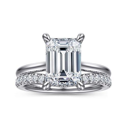 14K White Gold Diamond Matching Wedding Band 14K White Gold Diamond Matching Wedding Band