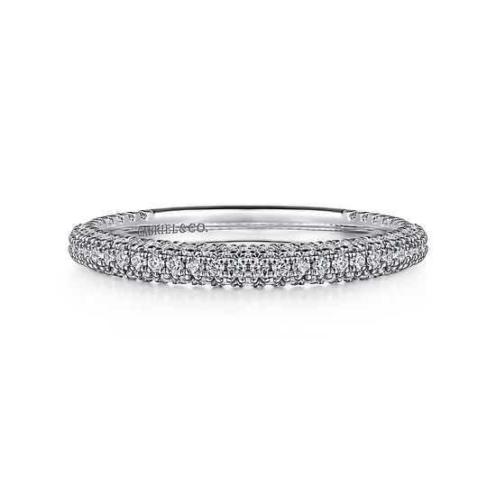 Gabriel - 14K White Gold Diamond Matching Wedding Band