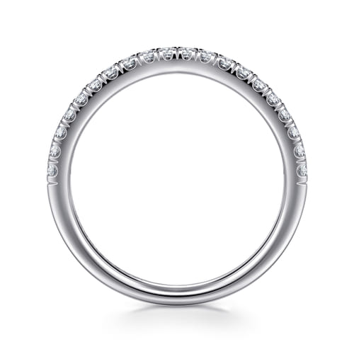 14K White Gold Diamond Matching Wedding Band