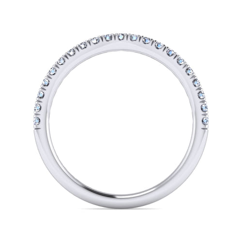 14K White Gold Diamond Matching Wedding Band