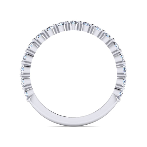 14K White Gold Diamond Matching Wedding Band
