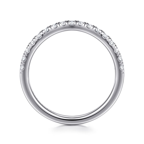 14K White Gold Diamond Matching Wedding Band