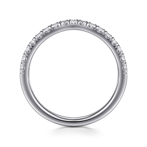 14K White Gold Diamond Matching Wedding Band