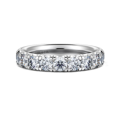 14K White Gold Diamond Matching Wedding Band