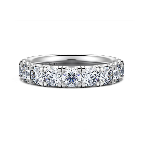 Gabriel - 14K White Gold Diamond Matching Wedding Band