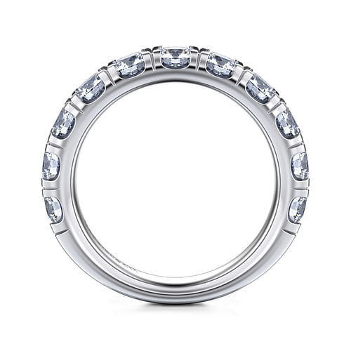 14K White Gold Diamond Matching Wedding Band