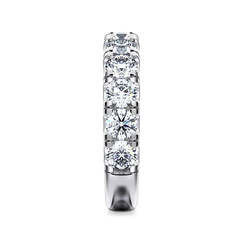 14K White Gold Diamond Matching Wedding Band
