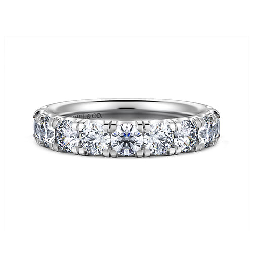 14K White Gold Diamond Matching Wedding Band
