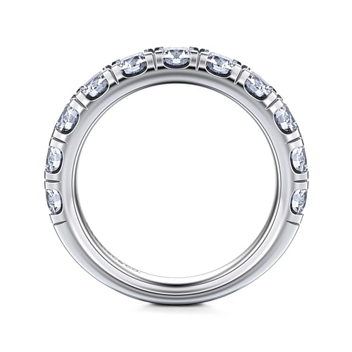 14K White Gold Diamond Matching Wedding Band