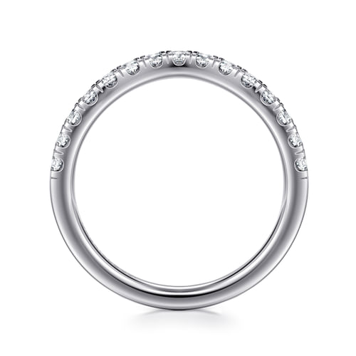 14K White Gold Diamond Matching Wedding Band