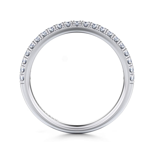 14K White Gold Diamond Matching Wedding Band